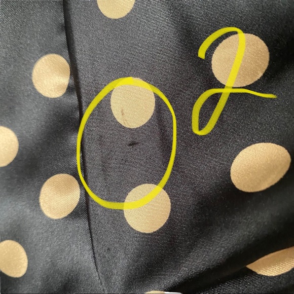 Eliza J New York polka dot cap sleeves, a v neckline. Size 10. *Few flaws - Picture 12 of 13